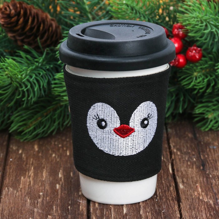 Термостакан в чехле "Пингвин" 300 мл