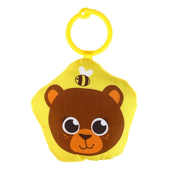 Мягкая игрушка-подвеска «Мишка» с погремушкой