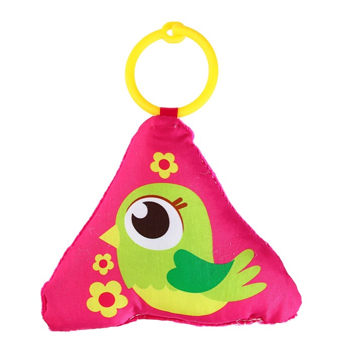 Мягкая игрушка-подвеска «Пташка» с погремушкой