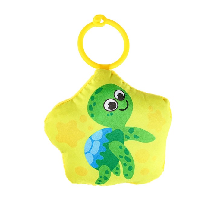 Мягкая игрушка-подвеска «Черепашка» с погремушкой