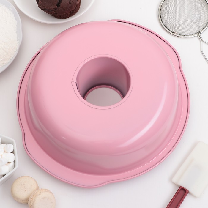 Форма для выпечки с а/п покрытием "Мраморный зефир.Кекс" 28,5х27х9 см