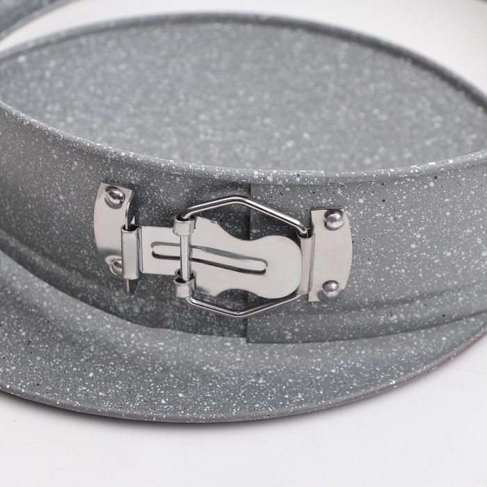 Форма для выпечки с а/п покрытием, переносная "Жаклин" с крышкой 27,5х7,5 см цвет МИКС