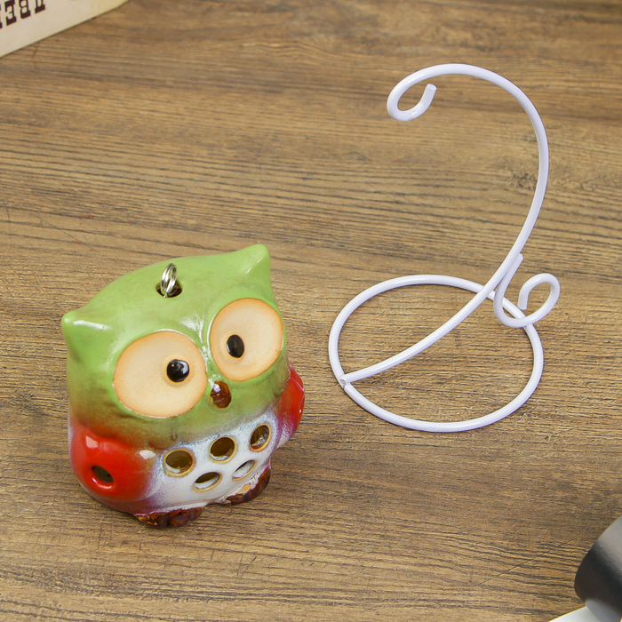 Подсвечник керамика 1 свеча "Совёнок" 15х11,5х8 см