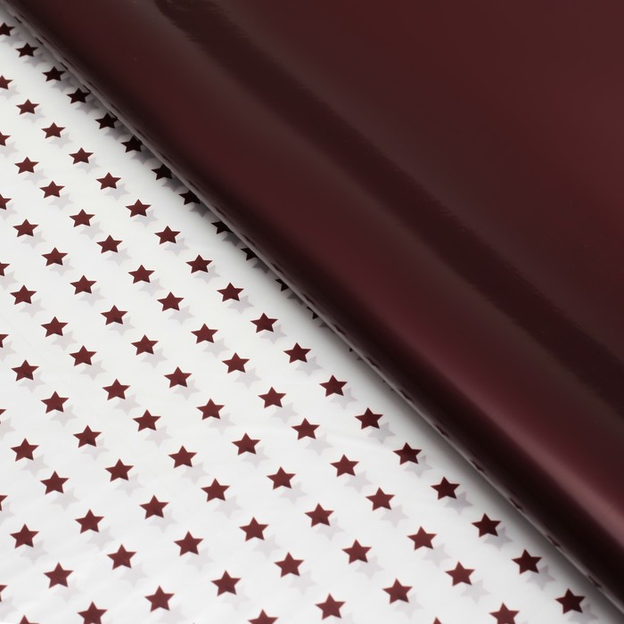 Пленка с рисунком "Звезды", коричневый, 50 х 70 см