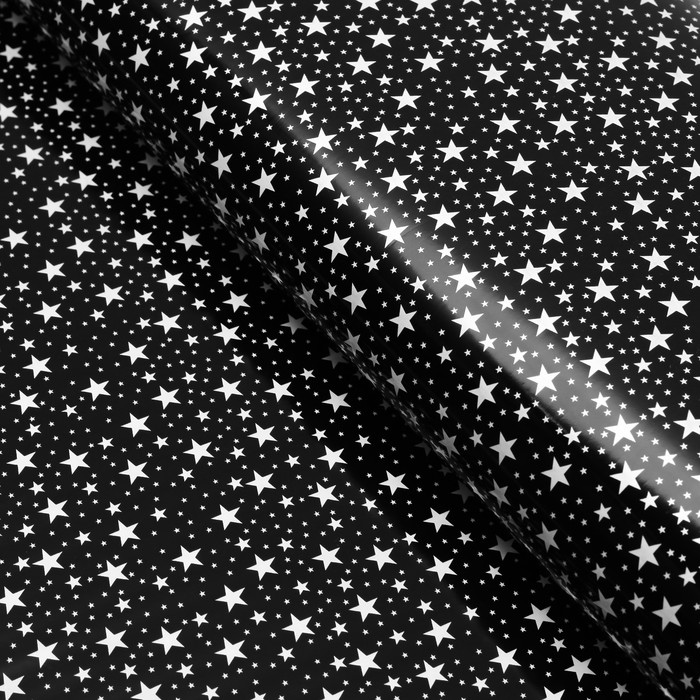 Пленка с рисунком "Звездное небо", черный, 50 х 70 см