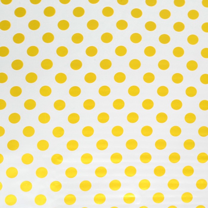 Пленка металлизированная "Золотой горошек", 50 х 70 см