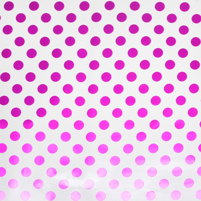 Пленка металлизированная "Сиреневый горошек", 50 х 70 см