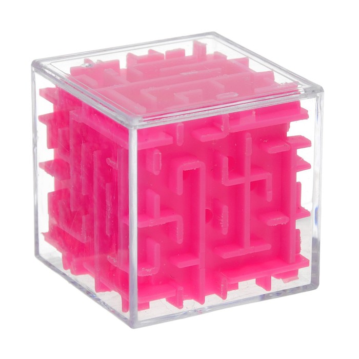 Головоломка "Лабиринт", цвет розовый