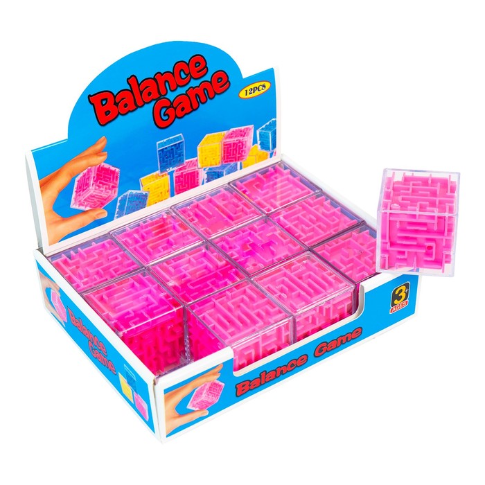 Головоломка "Лабиринт", цвет розовый