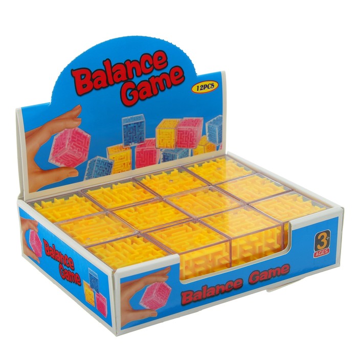 Головоломка "Лабиринт", цвет жёлтый