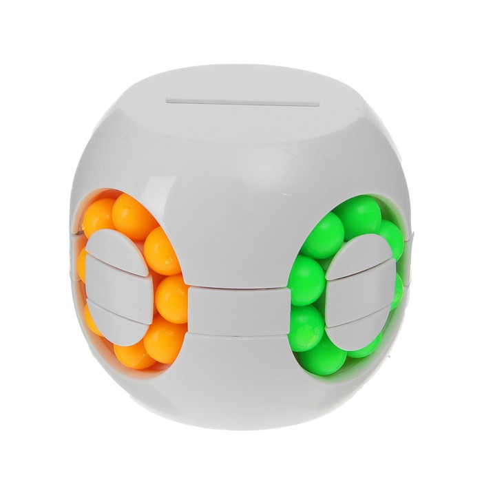 Головоломка "Шарики" с копилкой, цвет белый