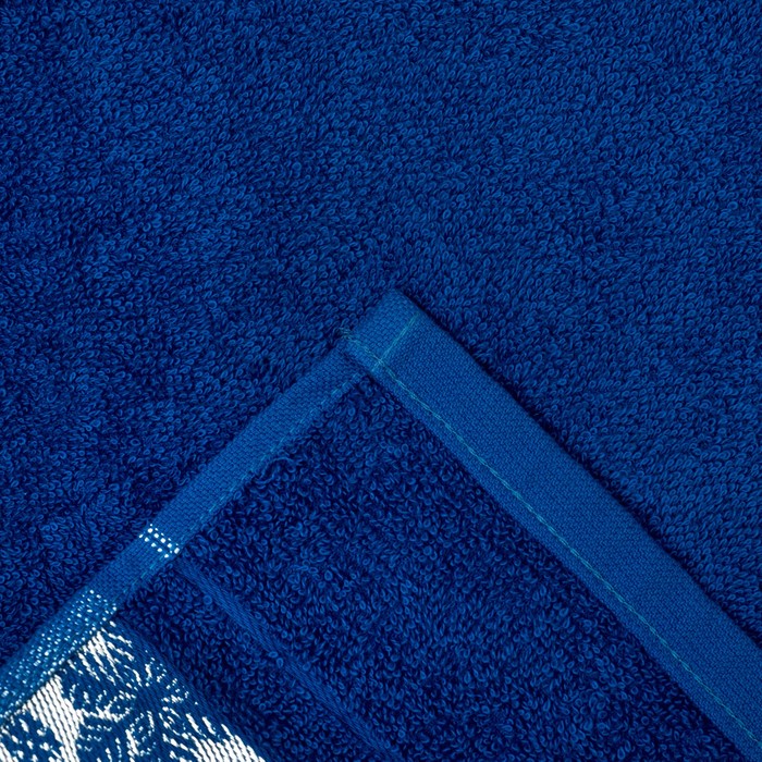 Полотенце махровое "Счастливого Нового года" 30х70 см 100% хлопок, 370гр/м2