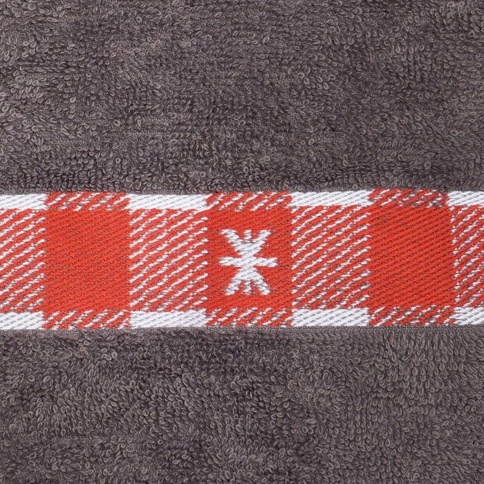 Набор махровых полотенец "С новым счастьем" 30х70 см - 2 шт, 100% хлопок, 370 гр/м2