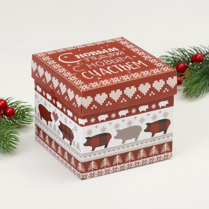 Набор махровых полотенец "С новым счастьем" 30х70 см - 2 шт, 100% хлопок, 370 гр/м2