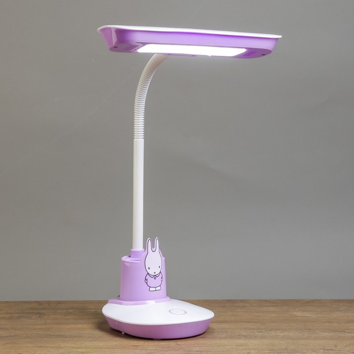 Лампа настольная "Зая Сиреневый" LEDх20 5W 23,5х16х52 см
