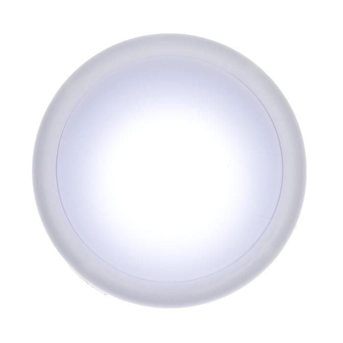 Ночник-пушлайт пластик "Круглый" от 3ААА 4,5х9,5х9,5 см