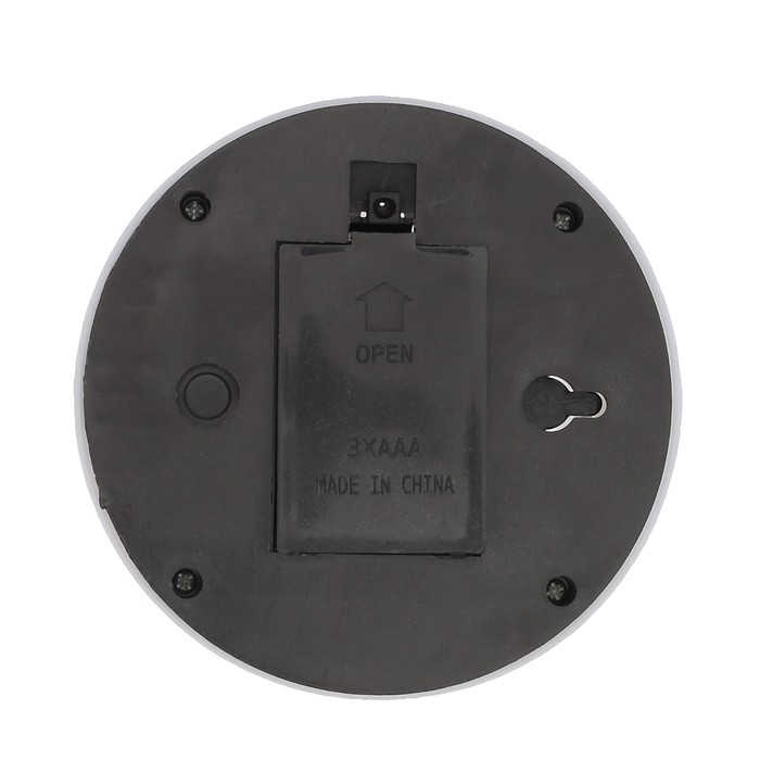 Ночник-пушлайт пластик "Круглый" от 3ААА 4,5х9,5х9,5 см