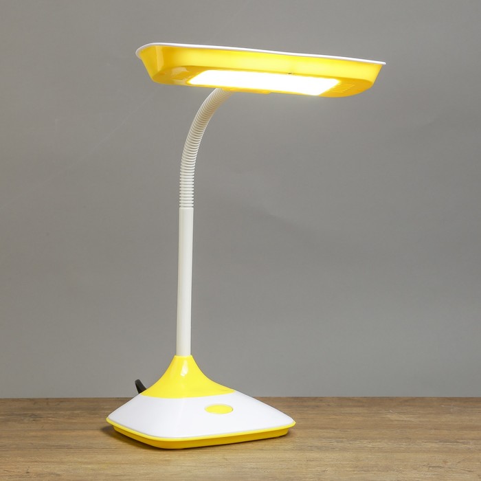 Светильник настольный "Ученический жёлто-белый" 20LED 23х14,5х48,5 см