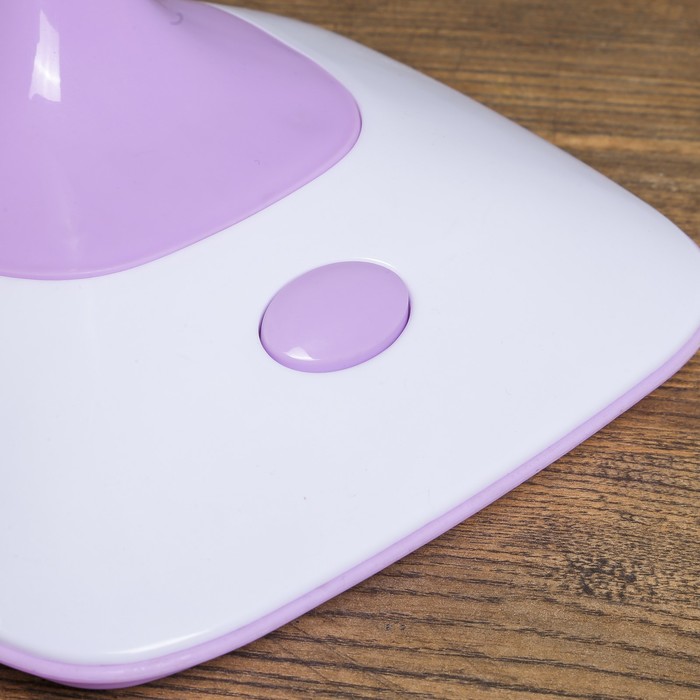 Светильник настольный "Ученический сиренево-белая" 20LED 23,5х14,5х48,5 см