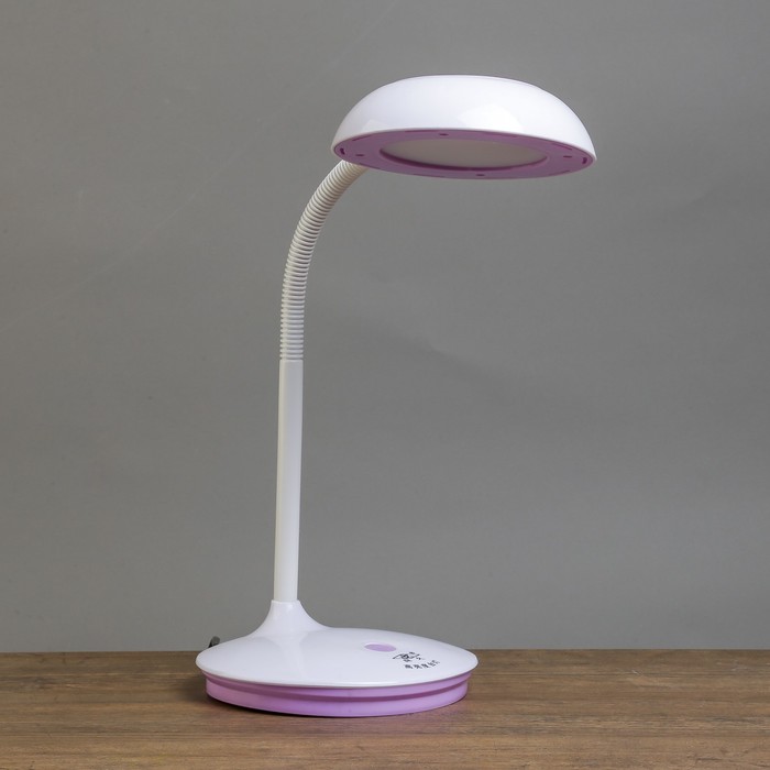 Светильник настольный &quot;Долька сиренево-белая&quot; 30LED 16,5х16,5х53 см