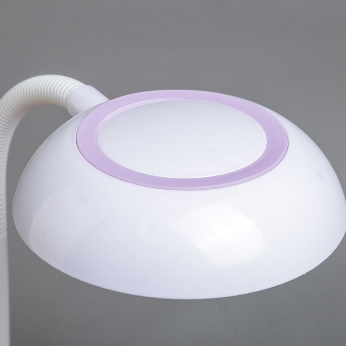 Светильник настольный "Долька сиренево-белая" 30LED 16,5х16,5х53 см