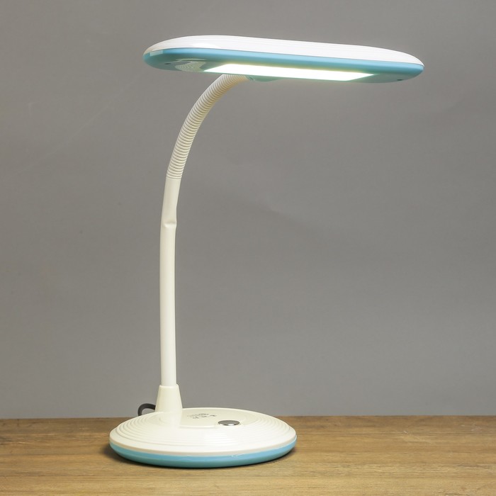 Светильник настольный "Блинчик сине-белый" 30LED 26,5х20,5х49,5 см