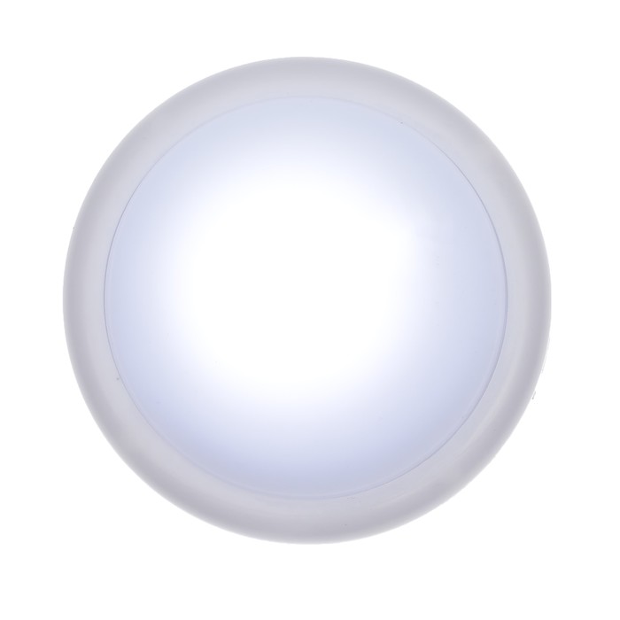 Ночник-пушлайт пластик "Круглый" от 3ААА 4,5х9,5х9,5 см