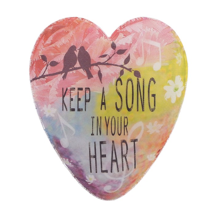 Ночник пластик "Цветочное сердце" от 3хLR44 МИКС 7,5х2,8х8,5 см