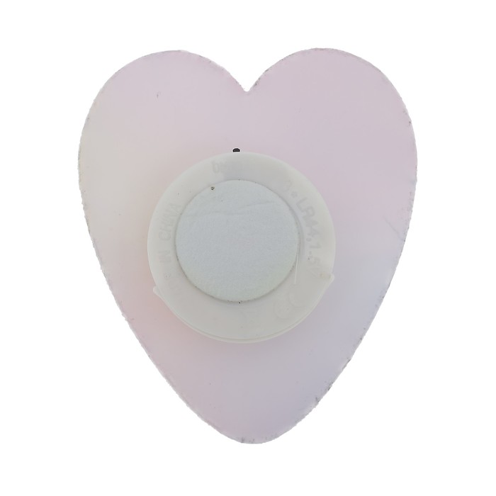 Ночник пластик "Цветочное сердце" от 3хLR44 МИКС 7,5х2,8х8,5 см
