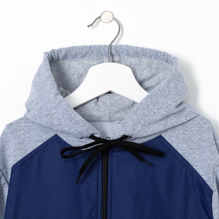 Спортивный костюм для мальчика Sport, комбиниров.плащевкой, серый, рост 140-146 (38)