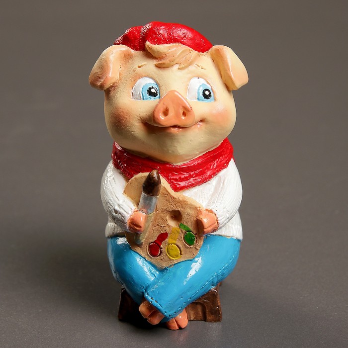 Фигура "Поросенок Ридиан" 5х7х11см