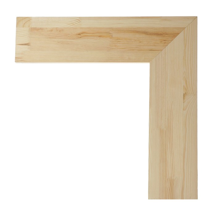 Полка настенная "Эко", угловая, деревянная, 500 х 500 х 150 мм