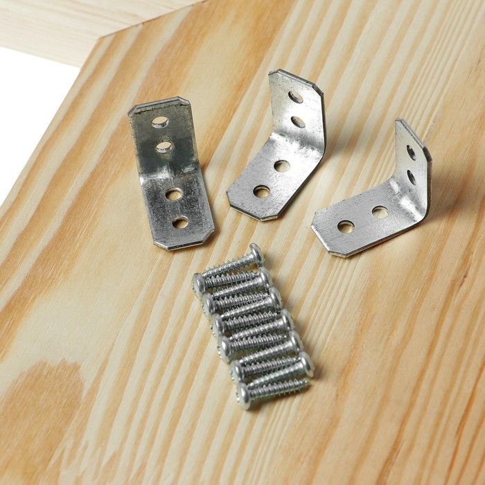 Полка настенная "Эко", двухуровневая, деревянная, 1000 х 150 х 18 мм