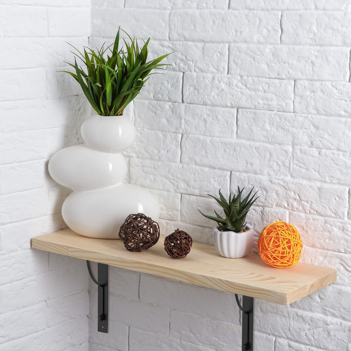 Полка настенная "Эко", деревянная, 500 х 150 х 18 мм