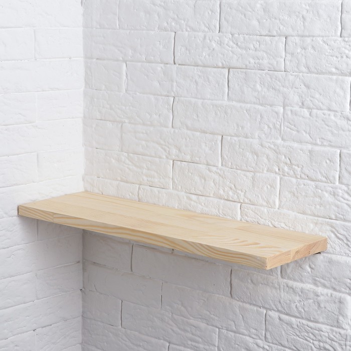Полка настенная "Эко", деревянная, 500 х 150 х 18 мм