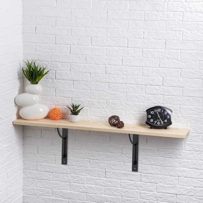 Полка настенная "Эко", деревянная, 1000 х 150 х 18 мм