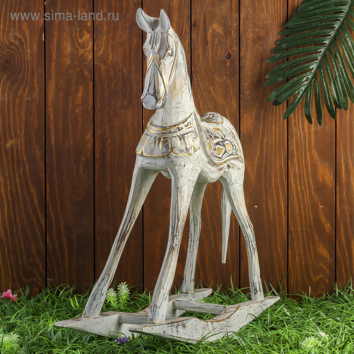 Сувенир дерево Лошадка-качалка 45х12х45 см сувенир лошадка качалка с гривой 13 х 15 5 см
