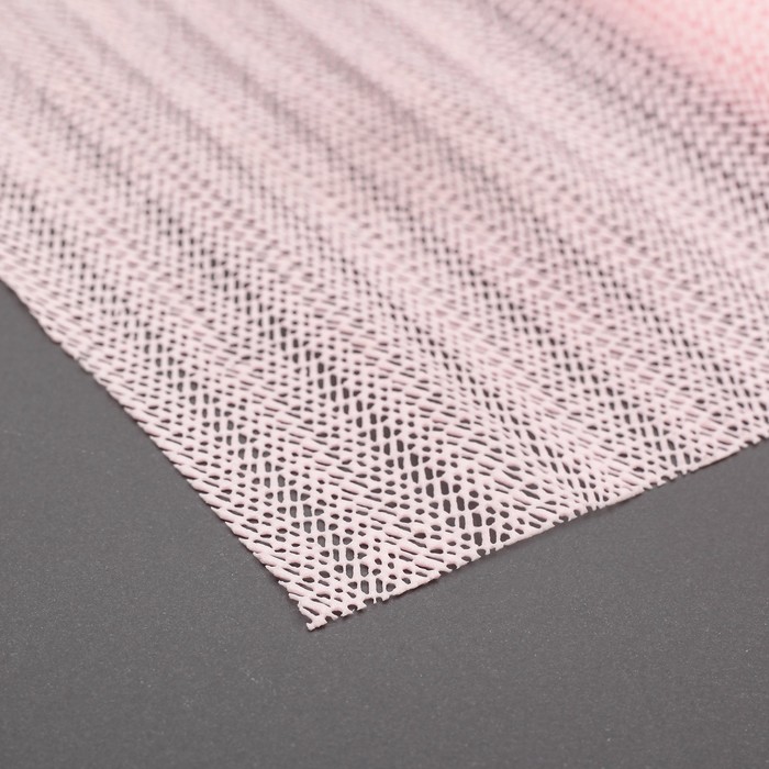 Коврик противоскользящий "Комфорт" 45х100 см, цвет розовый