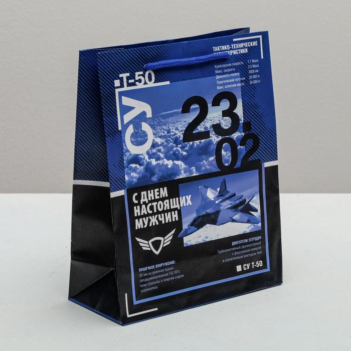 Пакет ламинированный вертикальный «Первым делом самолеты», 18 × 23 × 8 см