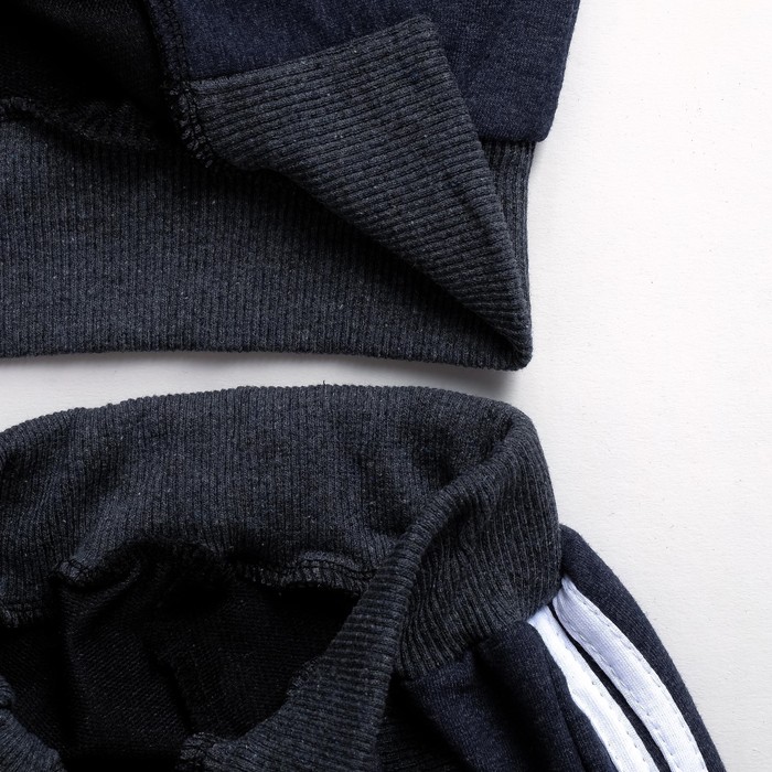 Спортивный костюм для мальчика, синий, рост 116-122 (30)