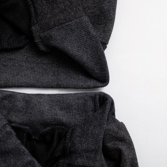 Спортивный костюм для мальчика, т-серый/св-серый, рост 122-128 (32)