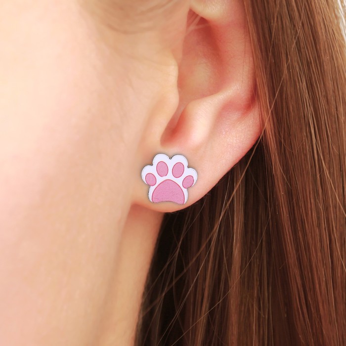 Набор "Улыбок и радости", значок, серёжки