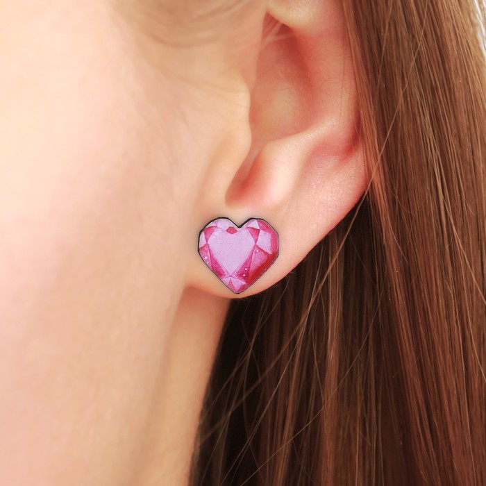 Набор "Радости", значок, серёжки