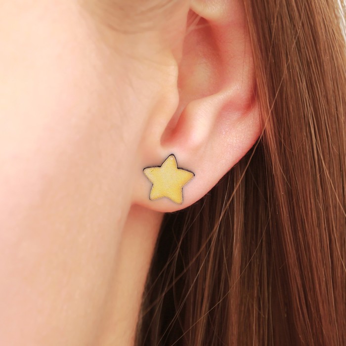 Набор "Исполнения желаний", значок, серёжки