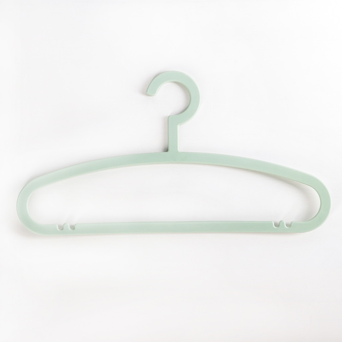 Вешалка "Уют" 42х2,5 см, цена за шт, цвет голубой