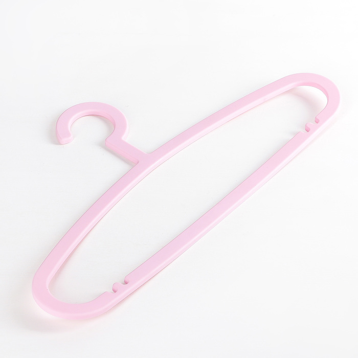 Вешалка "Уют" 42х2,5 см, цена за шт, цвет розовый