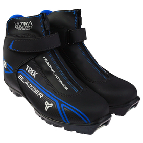 

Ботинки лыжные TREK Blazzer Control 3 NNN ИК, цвет чёрный, лого синий, размер 41