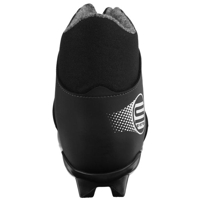 Ботинки лыжные TREK Level 4 SNS ИК, цвет чёрный, лого серый, размер 37