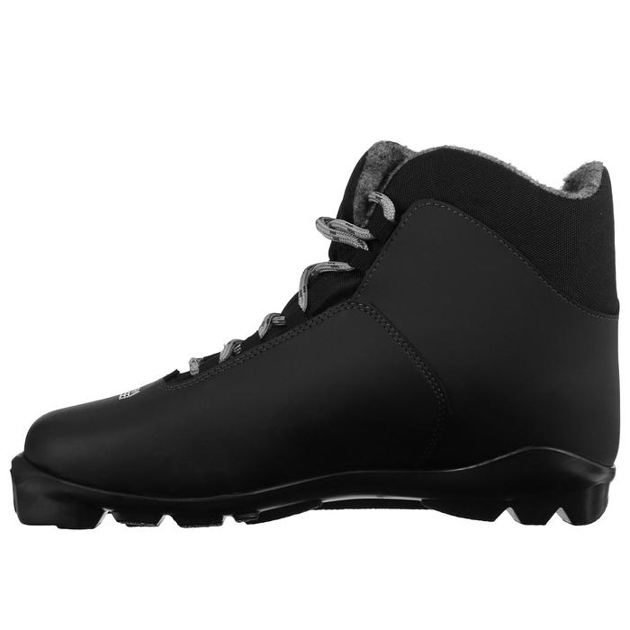 Ботинки лыжные TREK Level 4 SNS ИК, цвет чёрный, лого серый, размер 43