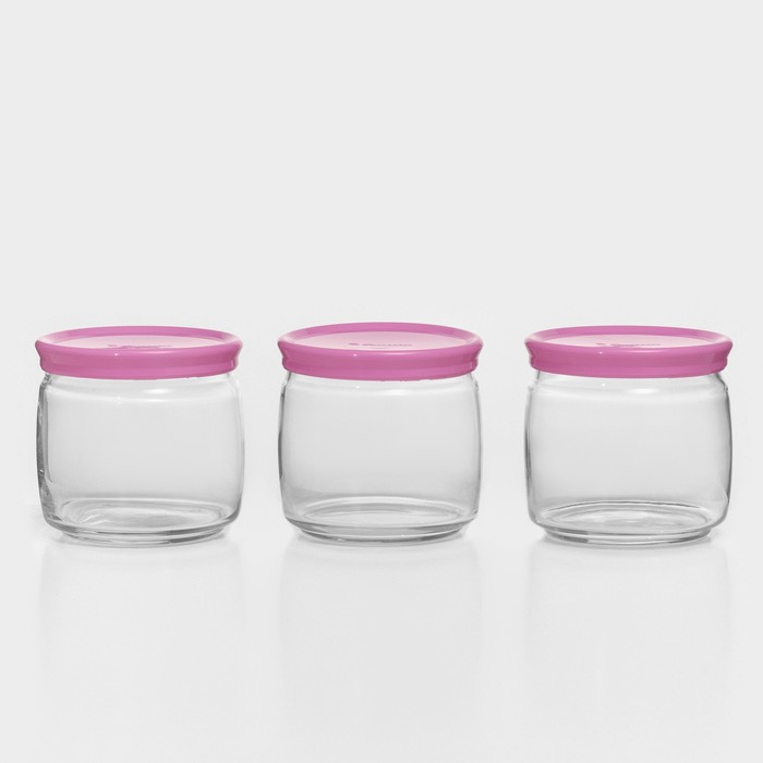 Набор банок 500 мл "Чешни", 3 шт